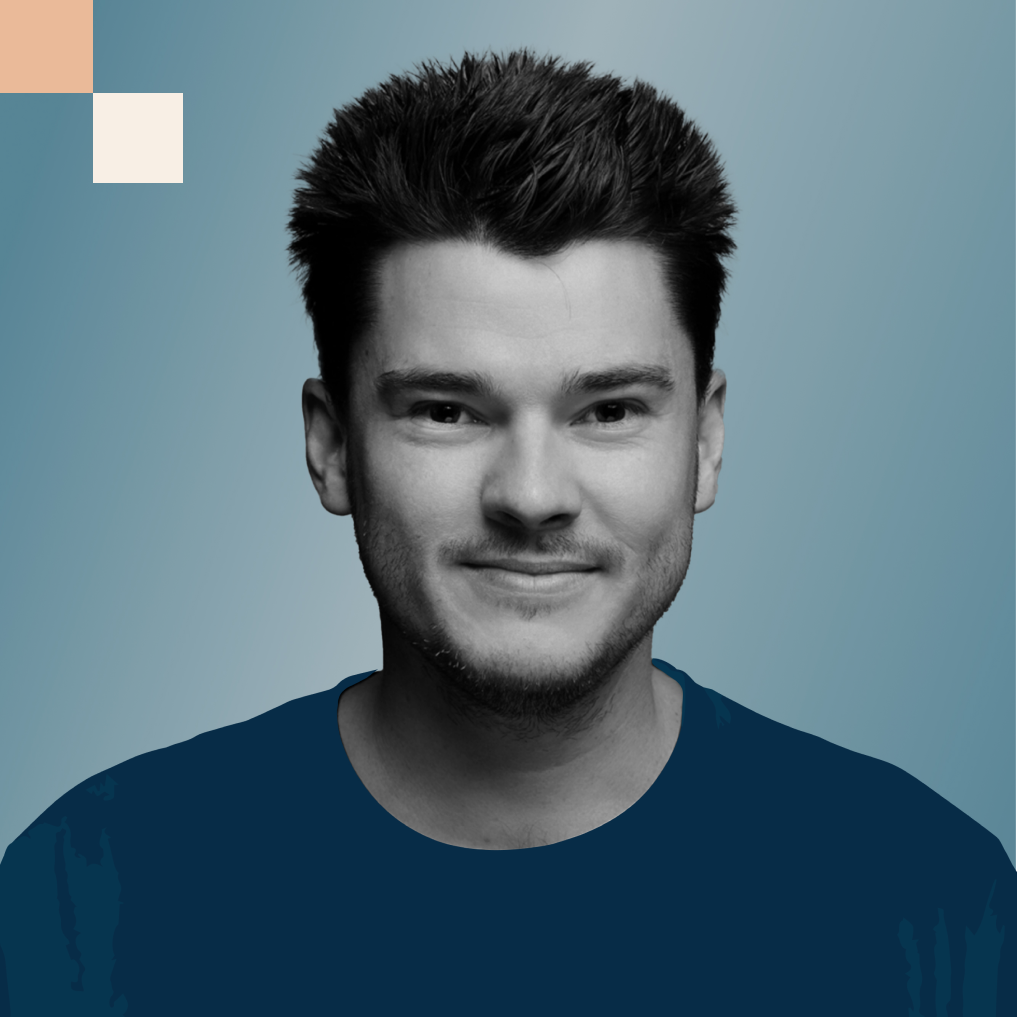 Portrait of Kevin Gosschalk, the founder and CEO of Akrose Labs, a company prioritizing ethical AI.