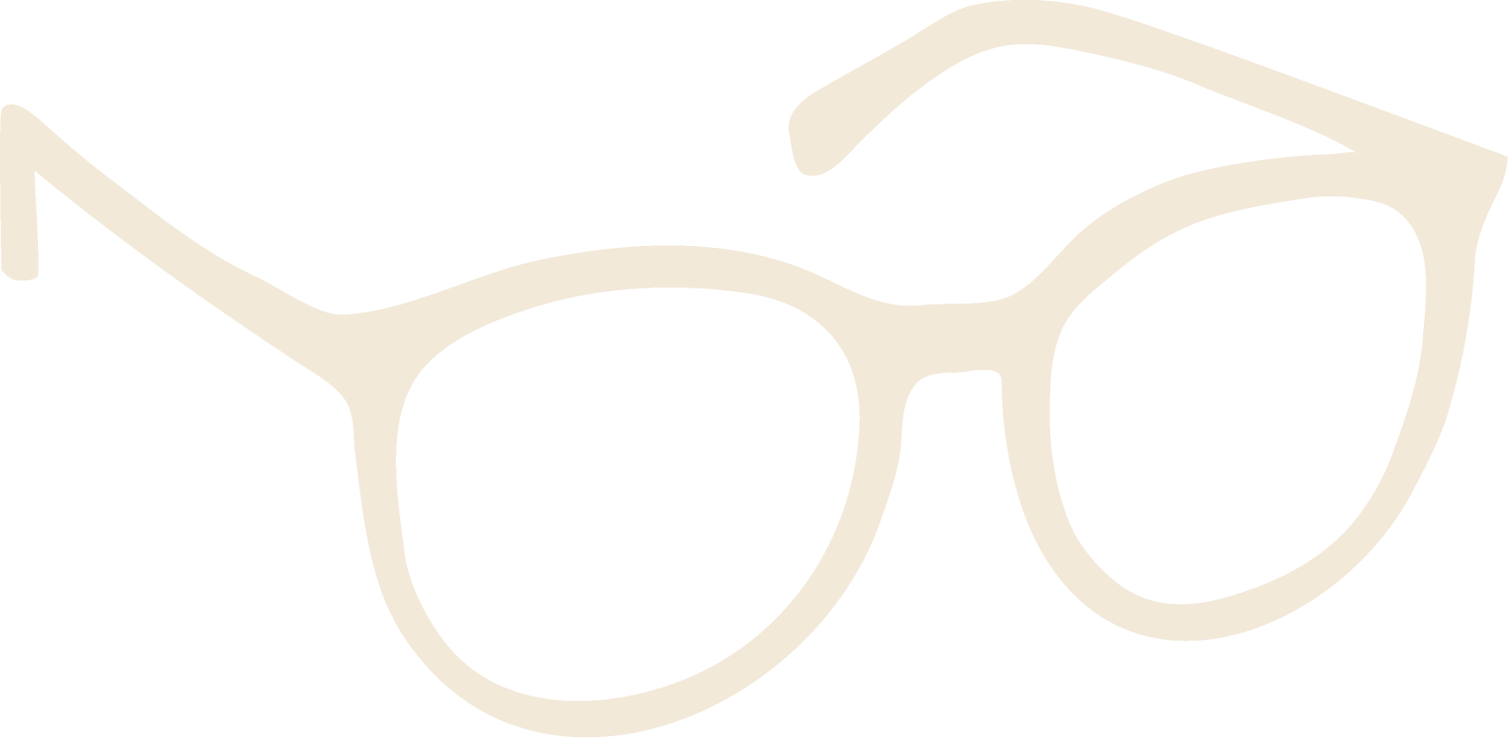 Illustration of a pair of eyeglasses